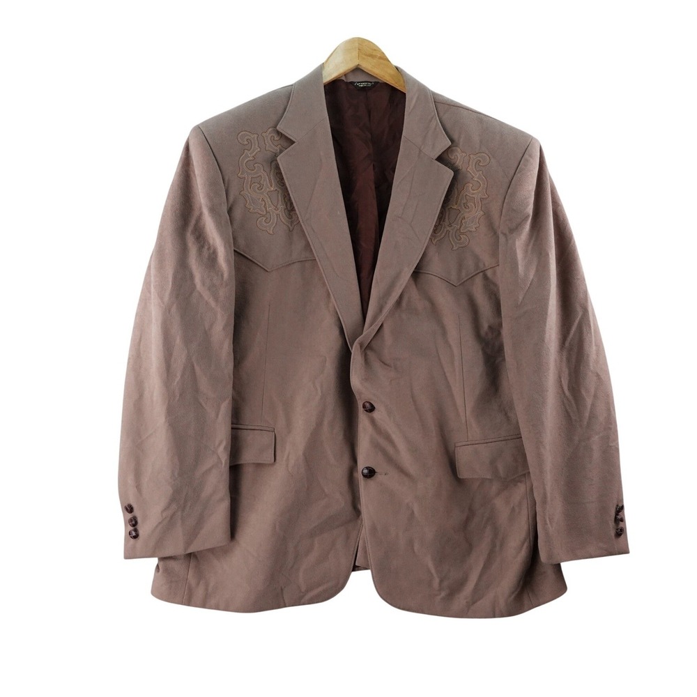 Vintage Pagano West Made in USA‎ Sport Coat Blazer Western Men's Size 48R